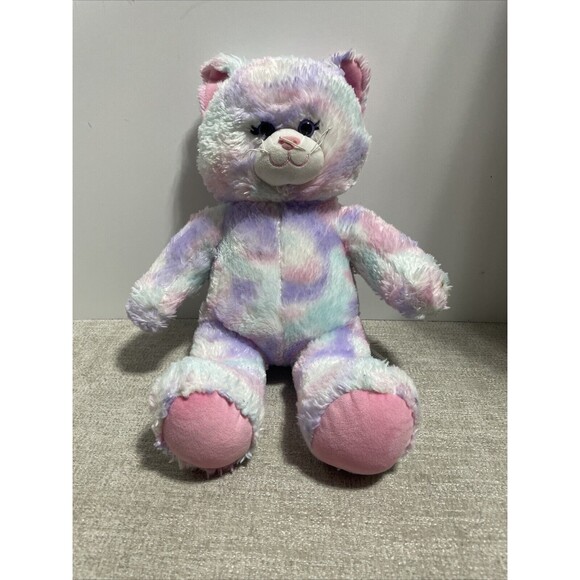 Build A Bear Lot Of 4 Bears Authentic, Four Leave Clover, Soccer, Peace, Kitten - Picture 8 of 16